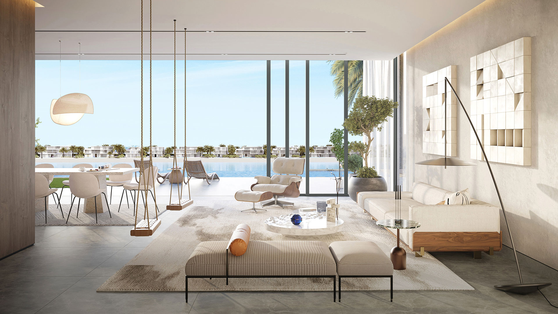 Palm Jebel Ali villa rendering from Nakheel, not a Palm Springs phase rendering